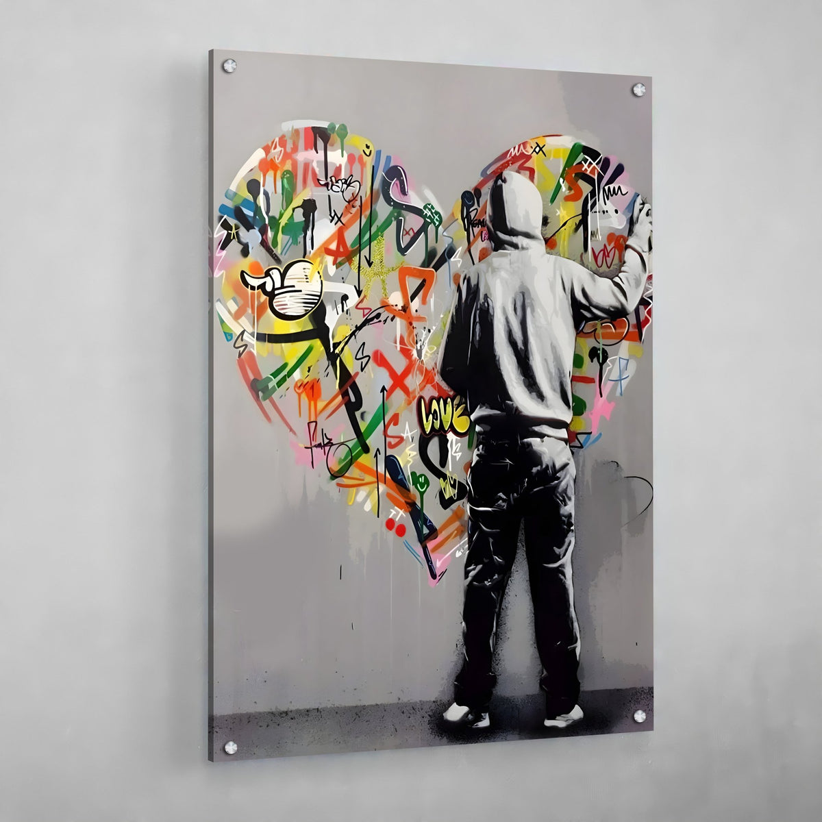 Banksy Graffiti Wall Art - The Trendy Art