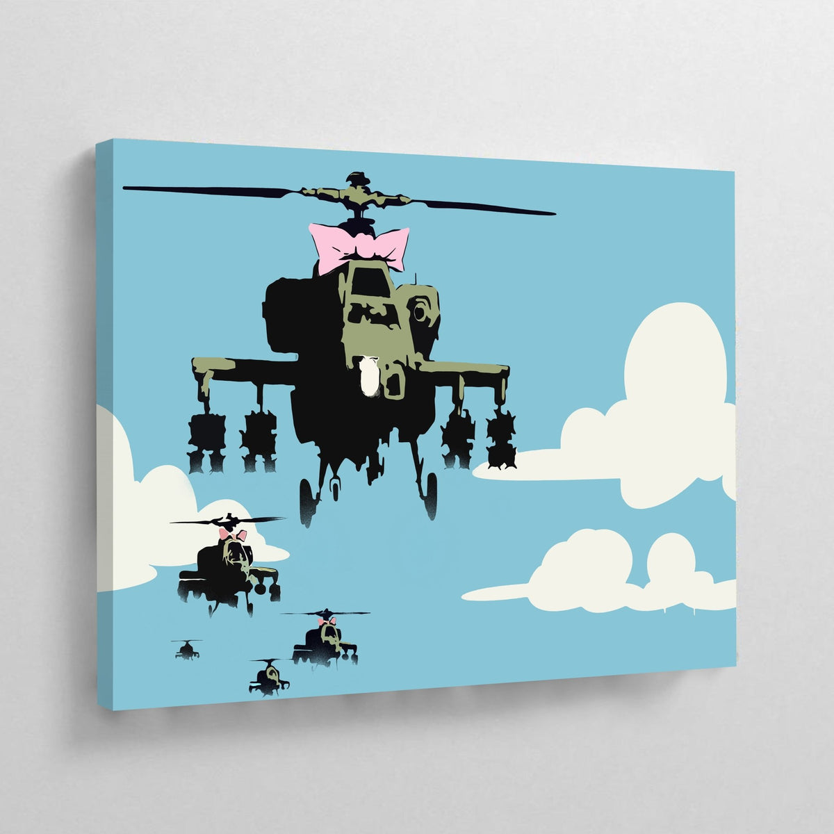 Banksy Helicopter - The Trendy Art