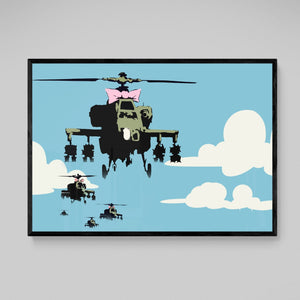 Banksy Helicopter - The Trendy Art
