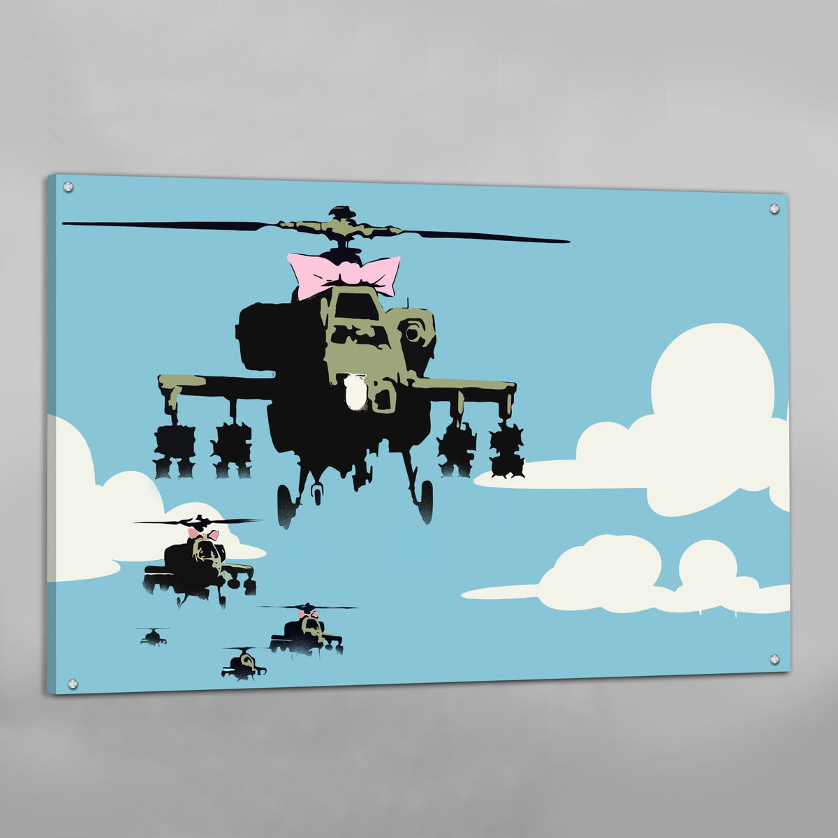 Banksy Helicopter - The Trendy Art