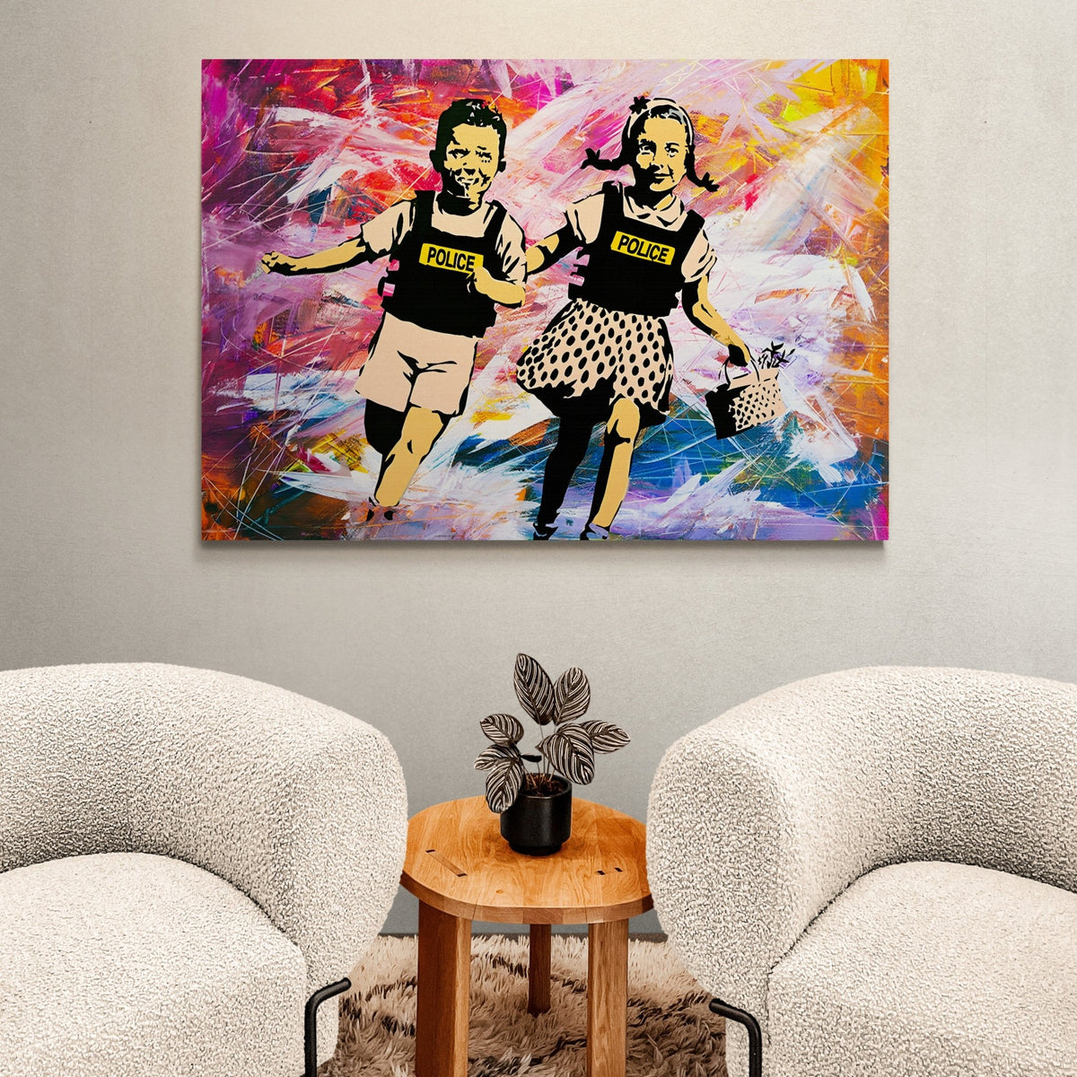 Banksy Jack And Jill - The Trendy Art