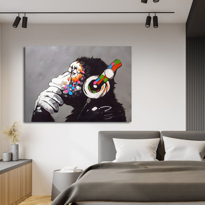 Banksy Monkey - The Trendy Art