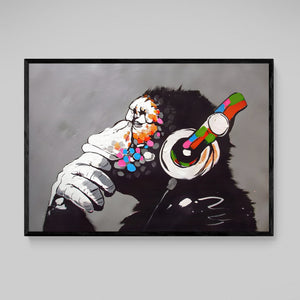 Banksy Monkey - The Trendy Art