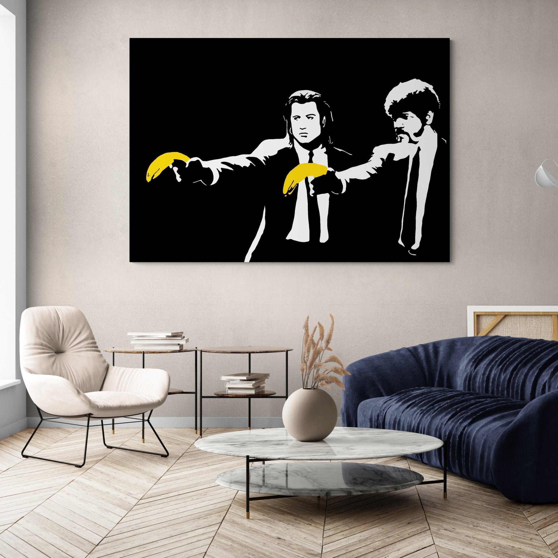 Banksy Pulp Fiction - The Trendy Art
