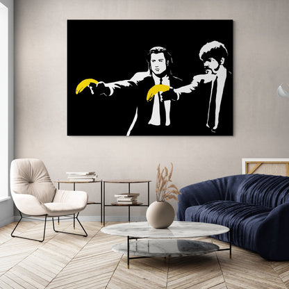 Banksy Pulp Fiction - The Trendy Art