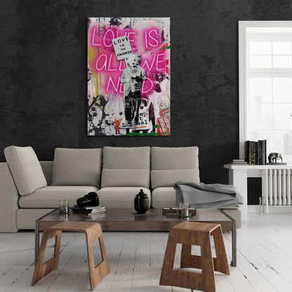 Banksy Street Art Wall Art - The Trendy Art