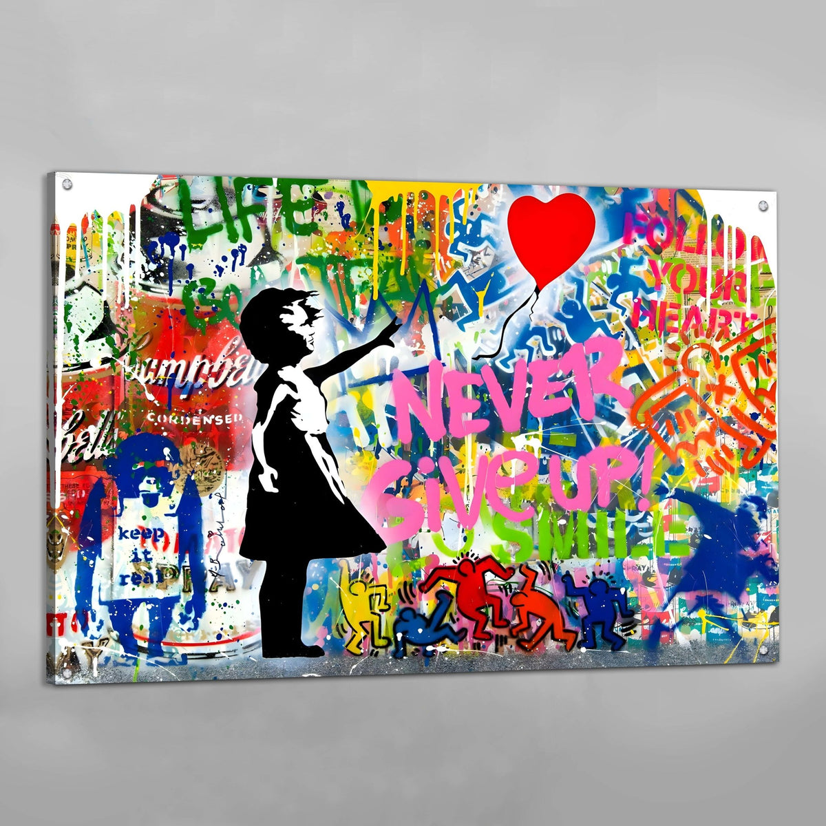 Bansky Street Art Canvas - The Trendy Art