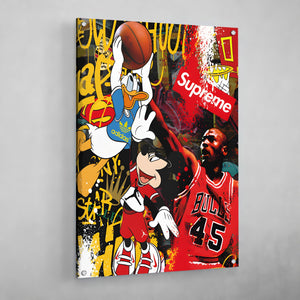 Basketball Pop Art Canvas - The Trendy Art