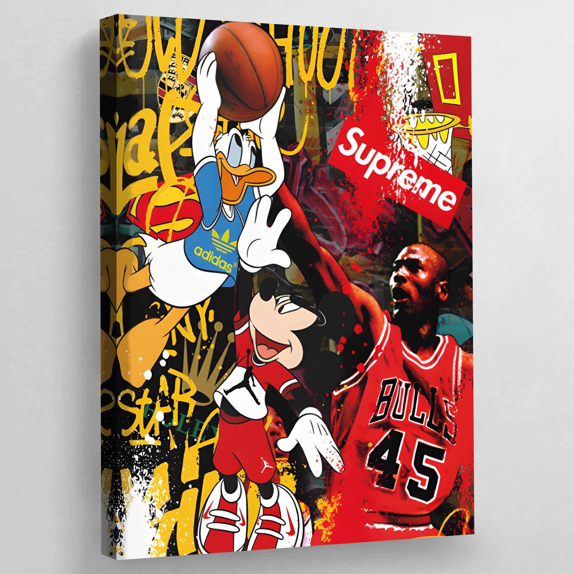 Basketball Pop Art Canvas - The Trendy Art