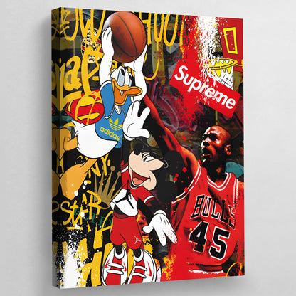 Basketball Pop Art Canvas - The Trendy Art