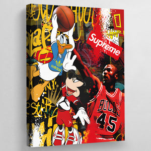 Basketball Pop Art Canvas - The Trendy Art