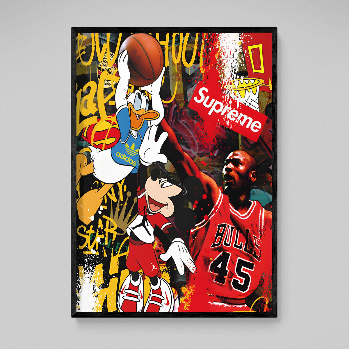 Basketball Pop Art Canvas - The Trendy Art