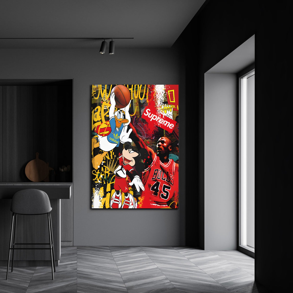 Basketball Pop Art Canvas - The Trendy Art