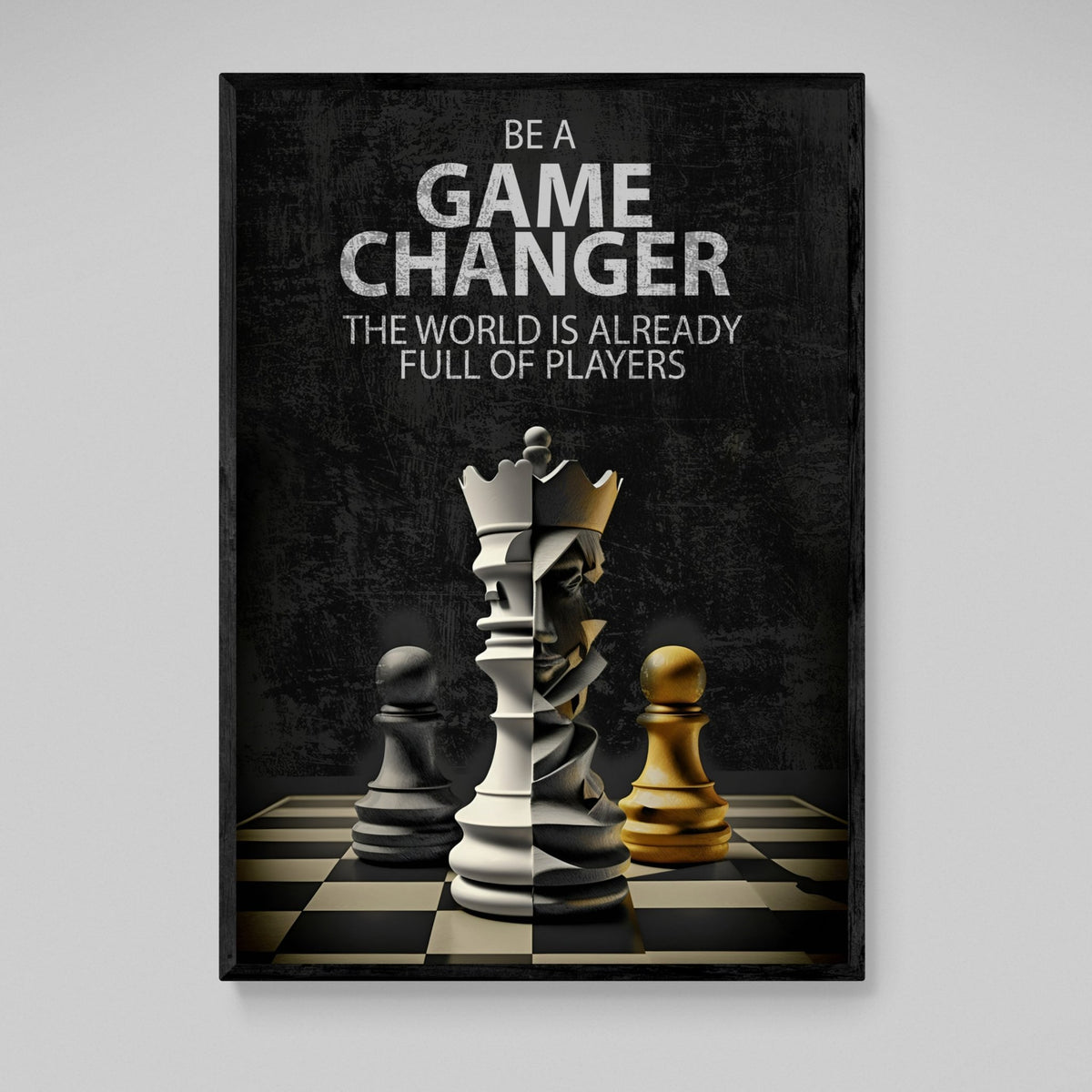 Be A Game Changer Wall Art - The Trendy Art