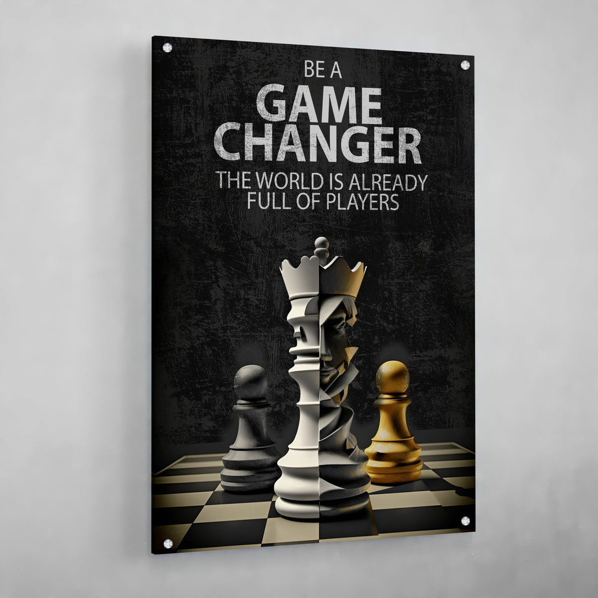 Be A Game Changer Wall Art - The Trendy Art