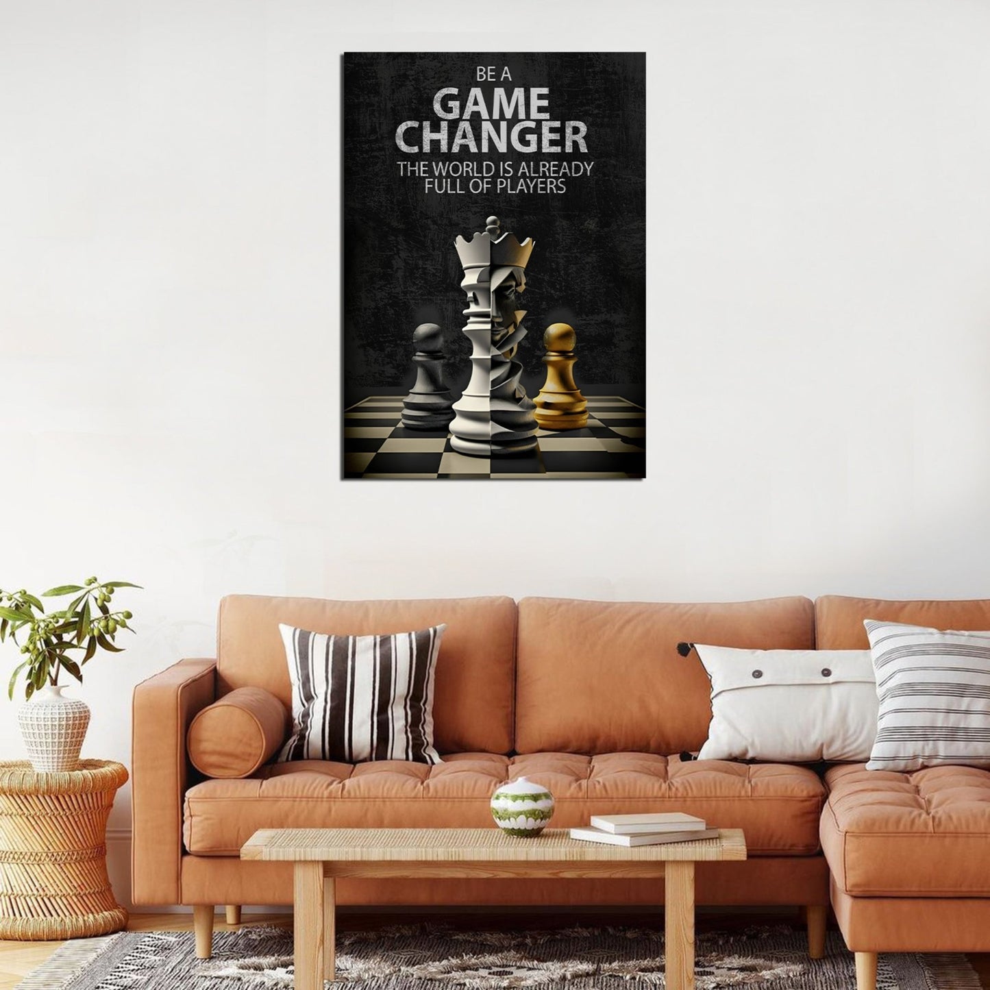 Be A Game Changer Wall Art - The Trendy Art