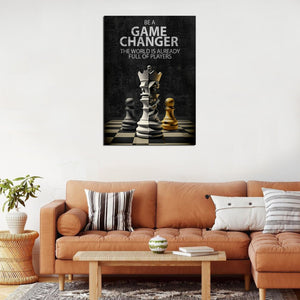 Be A Game Changer Wall Art - The Trendy Art