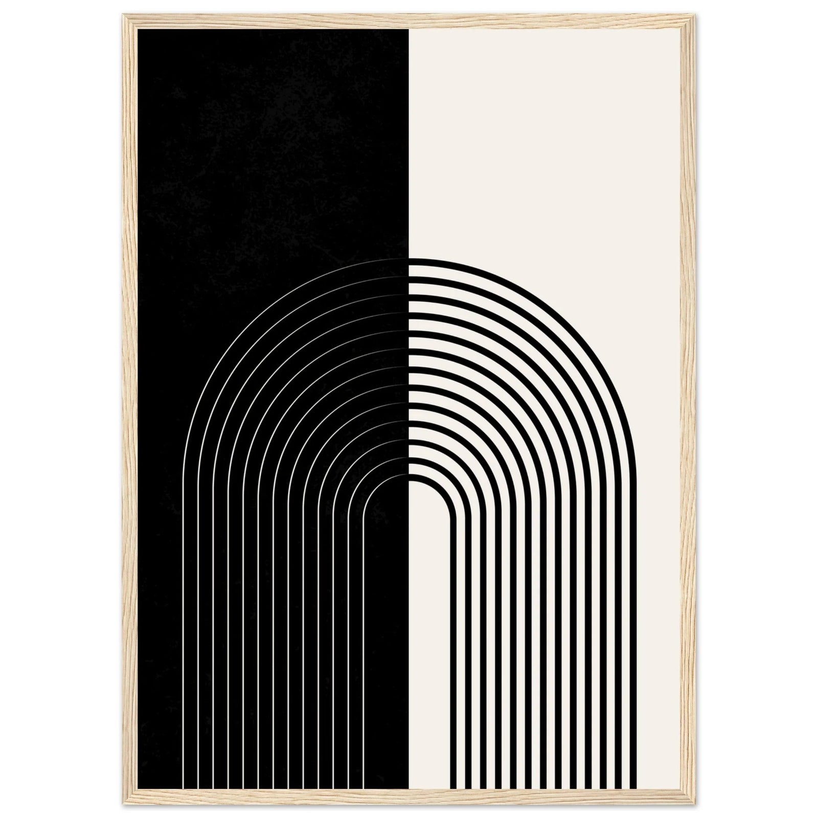 Beige And Black Minimalist Wall Art - The Trendy Art