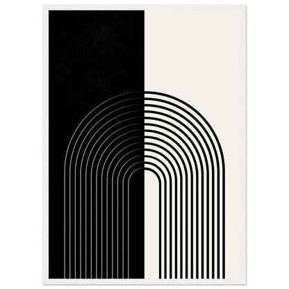 Beige And Black Minimalist Wall Art - The Trendy Art