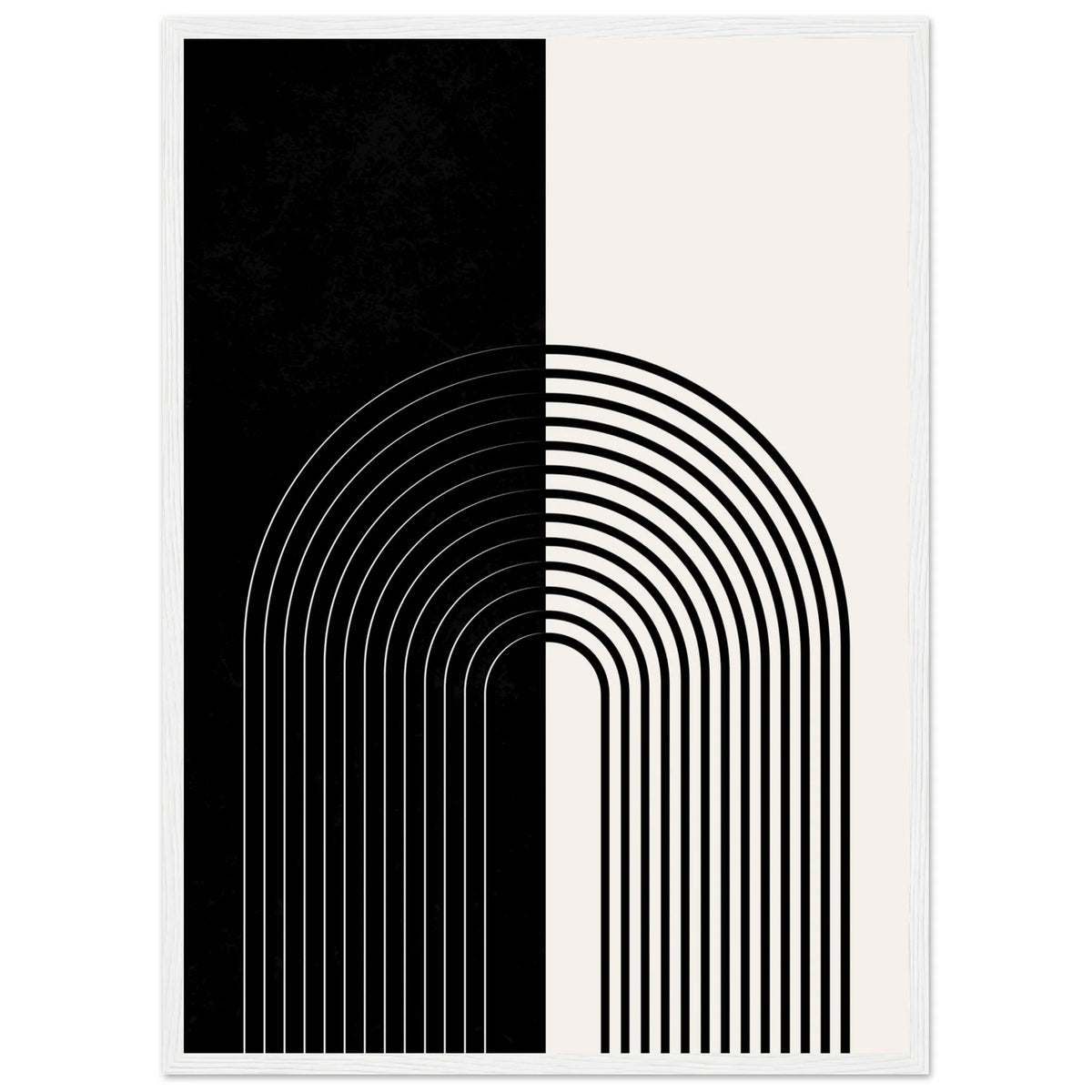 Beige And Black Minimalist Wall Art - The Trendy Art