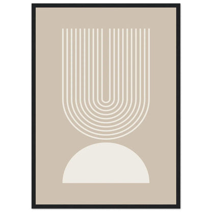 Beige Minimalist Wall Art - The Trendy Art