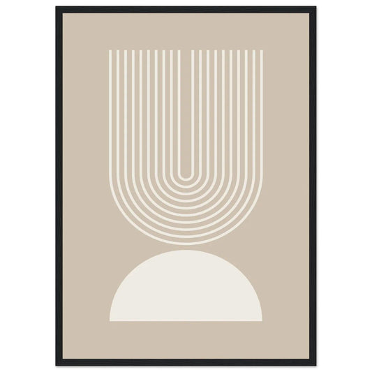 Beige Minimalist Wall Art - The Trendy Art