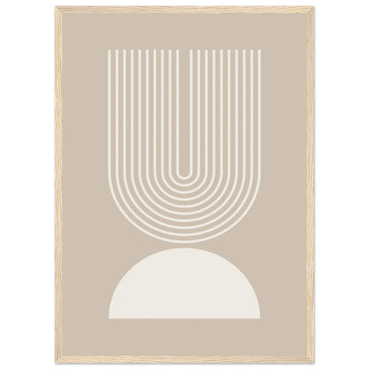Beige Minimalist Wall Art - The Trendy Art