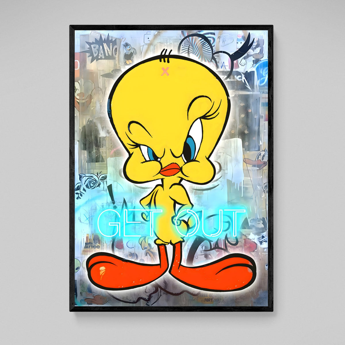 Bird Pop Art Canvas - The Trendy Art