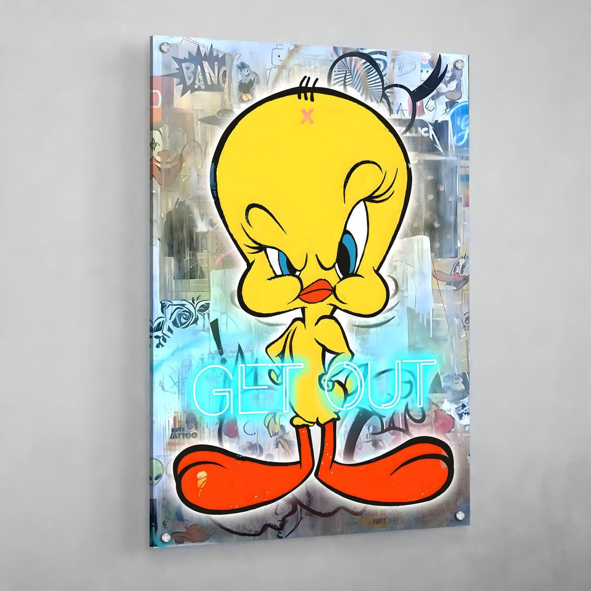 Bird Pop Art Canvas - The Trendy Art