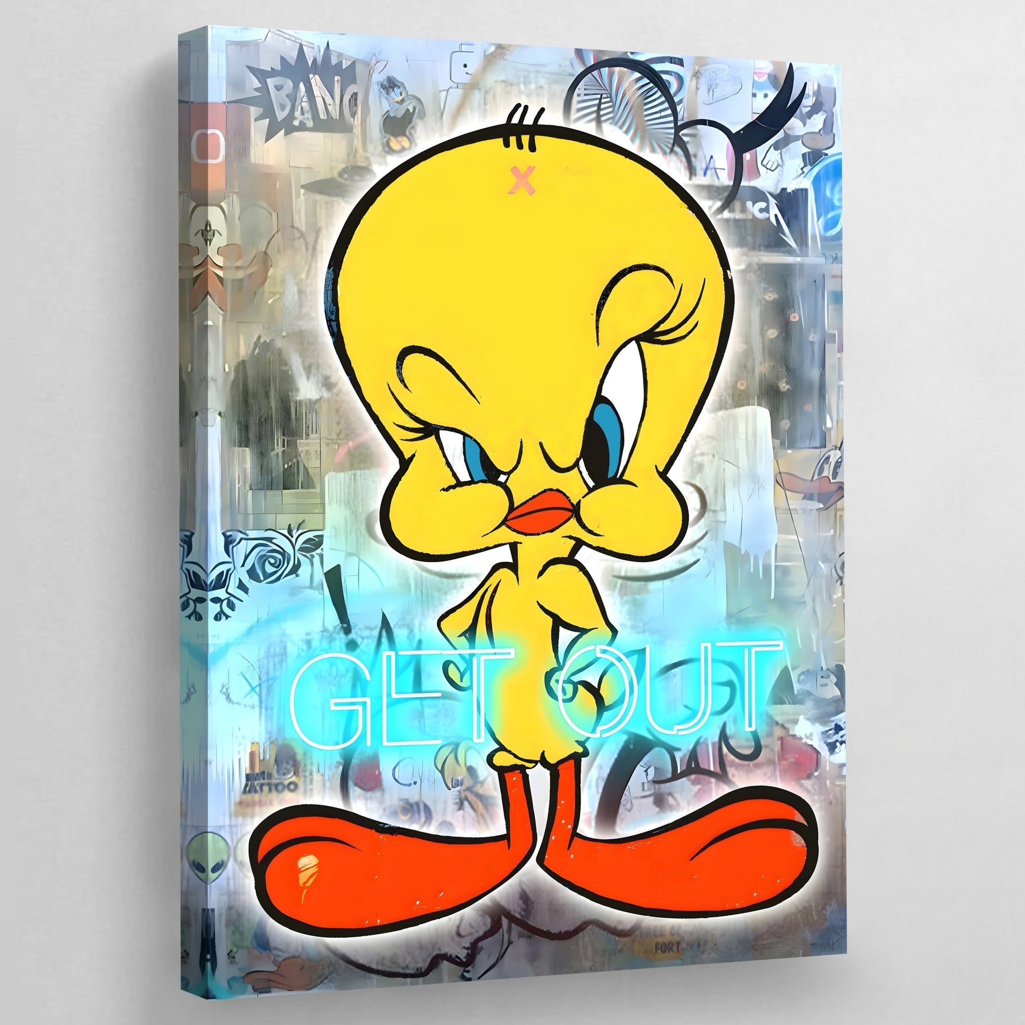 Bird Pop Art Canvas - The Trendy Art