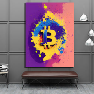 Bitcoin Canvas Wall Art - The Trendy Art
