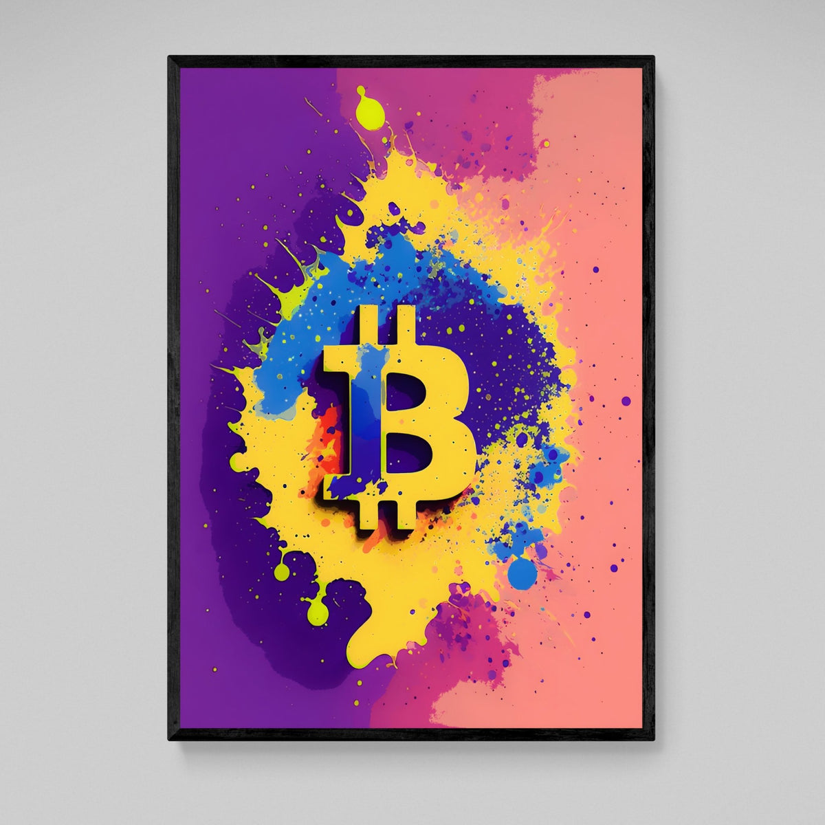 Bitcoin Canvas Wall Art - The Trendy Art