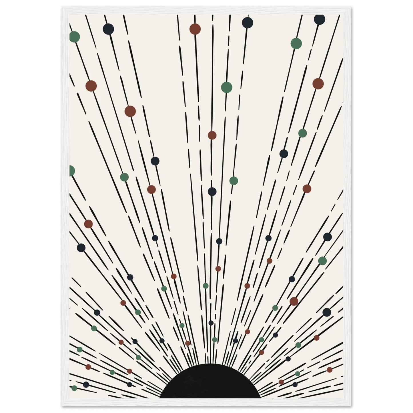 Black And Brown Minimalist Wall Art - The Trendy Art
