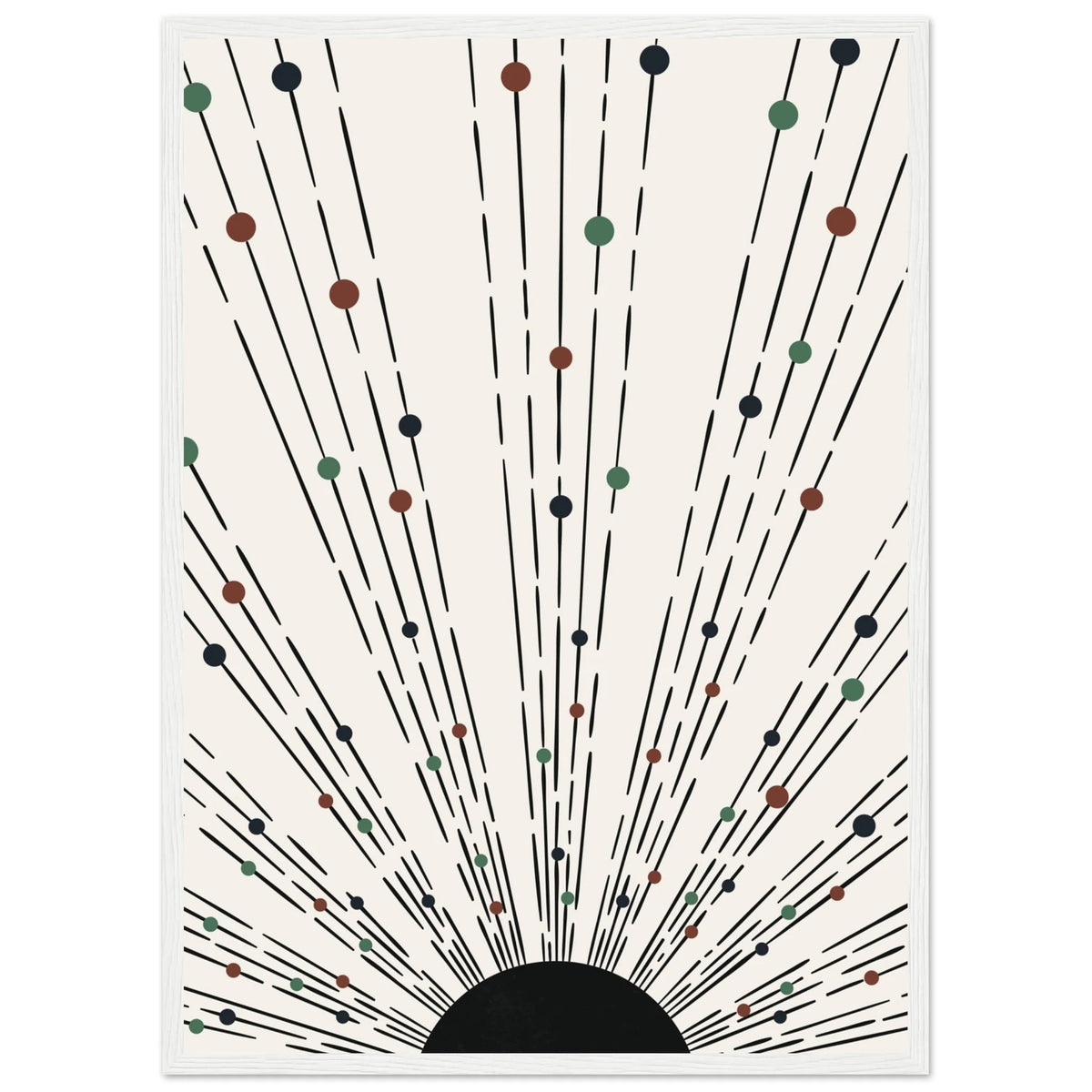 Black And Brown Minimalist Wall Art - The Trendy Art