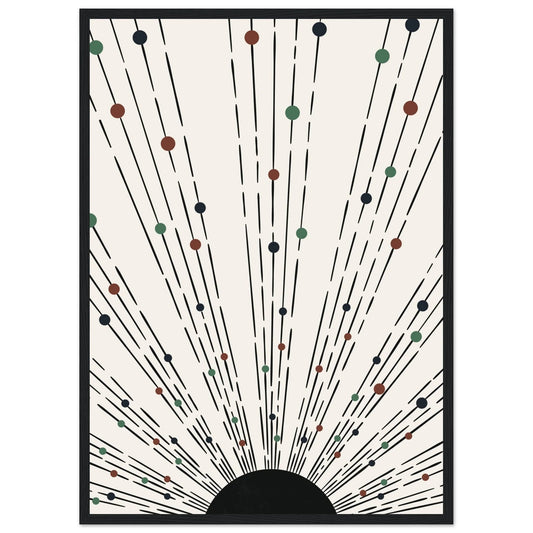 Black And Brown Minimalist Wall Art - The Trendy Art