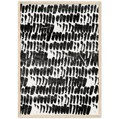Black and White Boho Wall Art - The Trendy Art