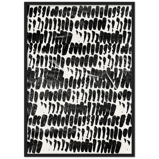 Black and White Boho Wall Art - The Trendy Art