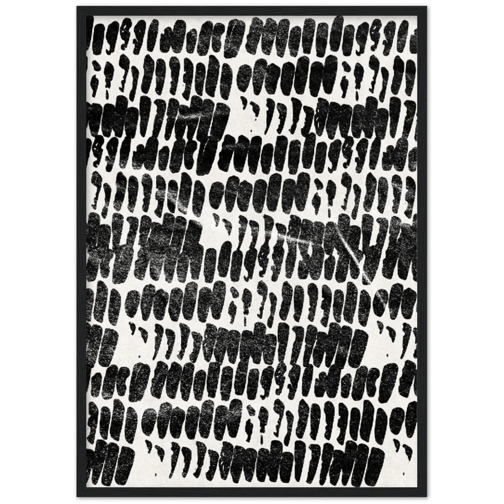 Black and White Boho Wall Art - The Trendy Art