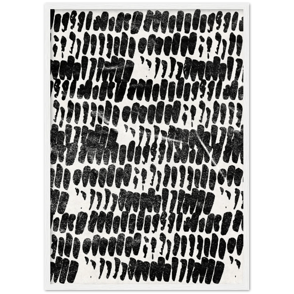 Black and White Boho Wall Art - The Trendy Art