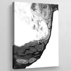 Black and White Marble Wall Art - The Trendy Art