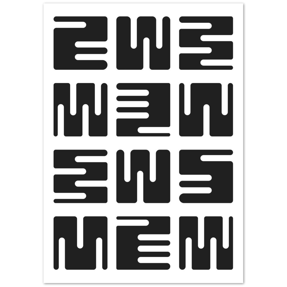 Black and White Minimalist Wall Art - The Trendy Art