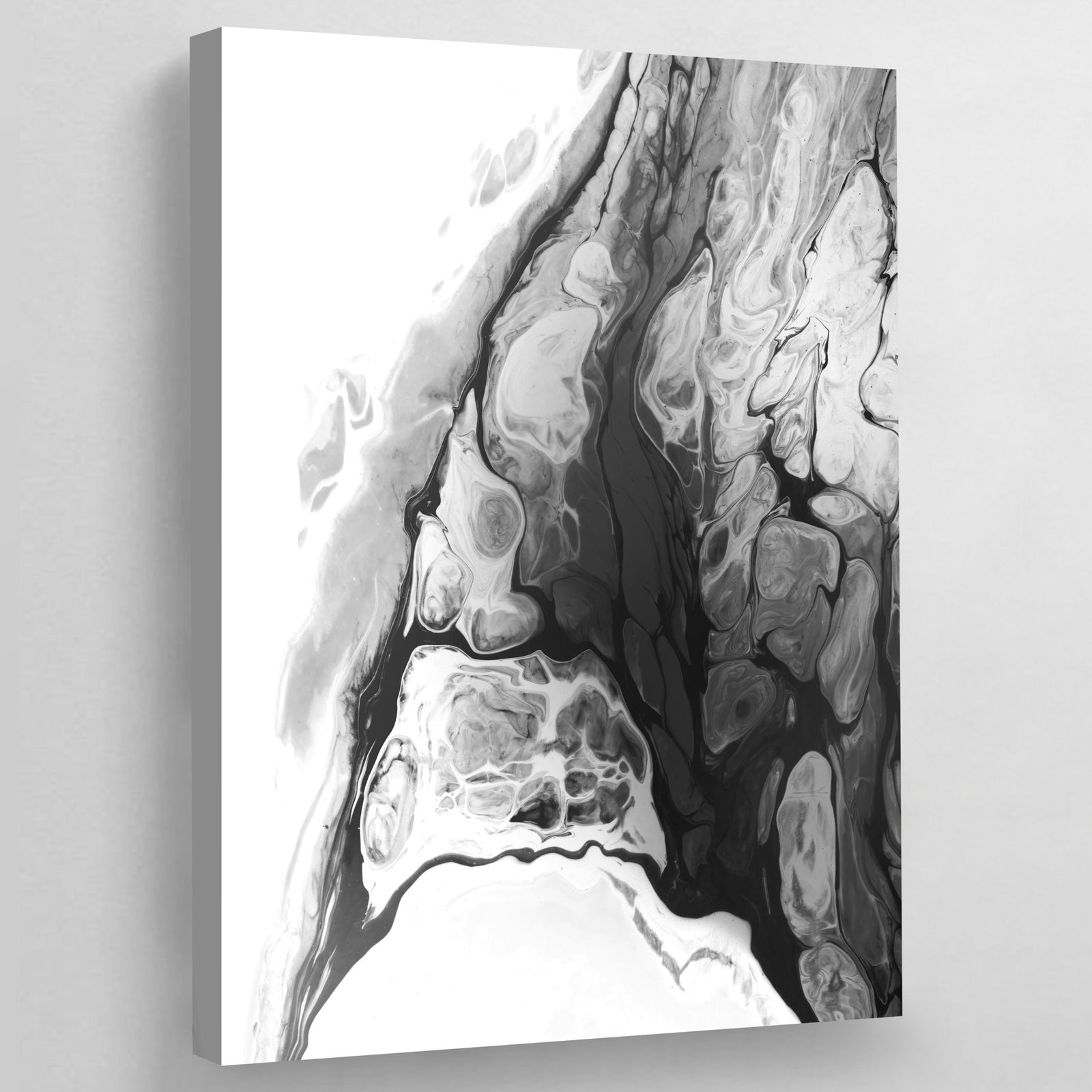 Black Marble Wall Art - The Trendy Art