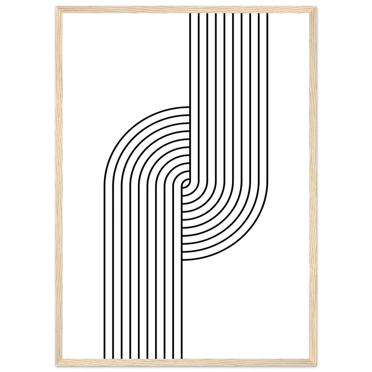 Black Minimalist Poster - The Trendy Art