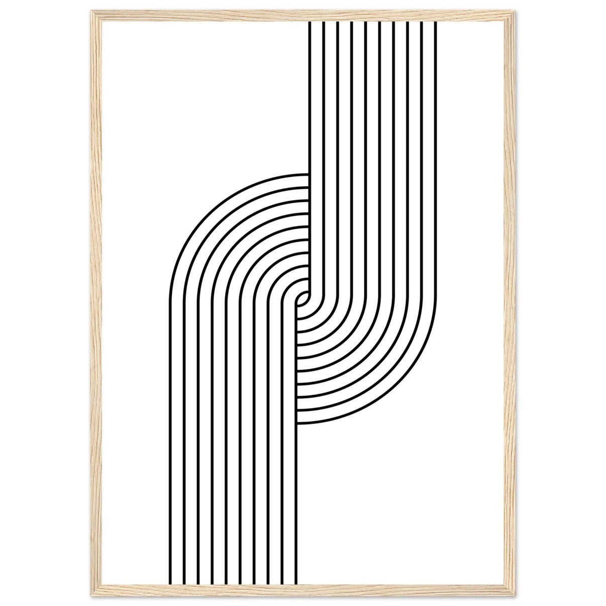 Black Minimalist Poster - The Trendy Art