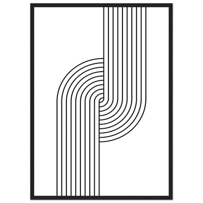 Black Minimalist Poster - The Trendy Art
