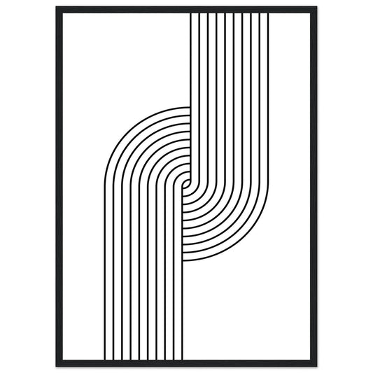 Black Minimalist Poster - The Trendy Art