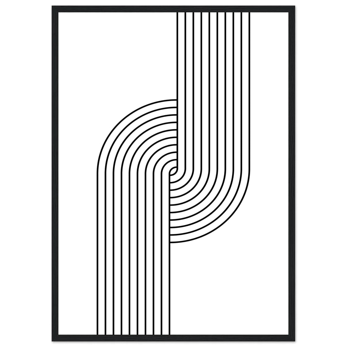 Black Minimalist Poster - The Trendy Art