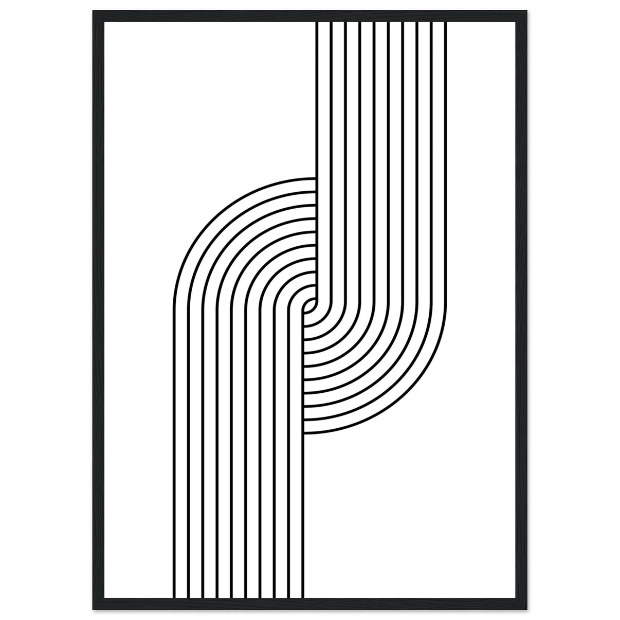 Black Minimalist Poster - The Trendy Art