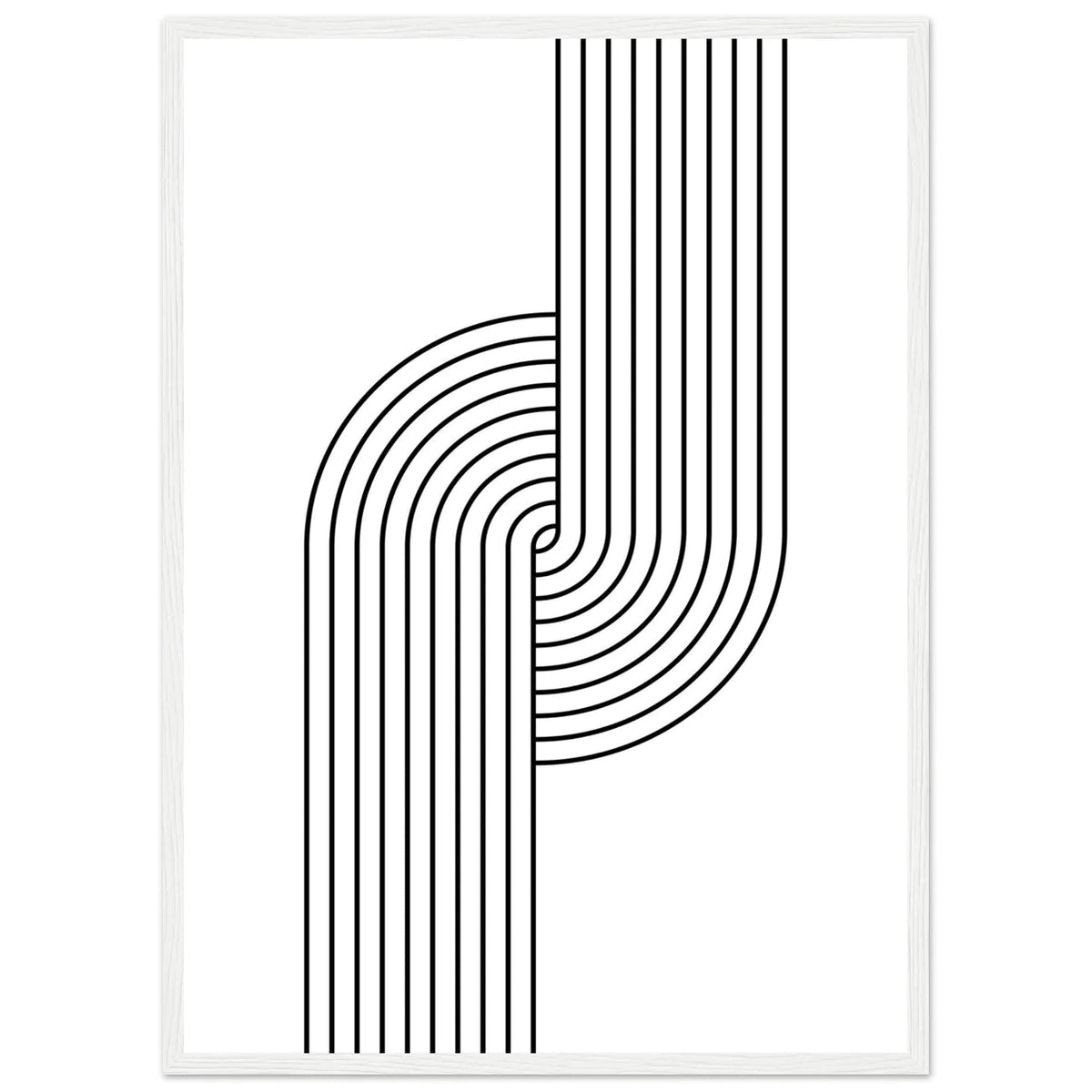 Black Minimalist Poster - The Trendy Art