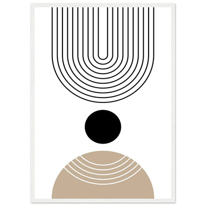 Black Minimalist Print - The Trendy Art
